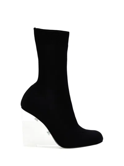 Alexander Mcqueen Mcqueen 'shard' Ankle Boots In Black