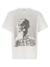 Alexander Mcqueen 'skeleton' T-shirt In White