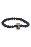 Alexander Mcqueen Skull Pearl Bracelet