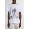 Alexander Mcqueen Mcqueen Skull Graphic T-shirt In White