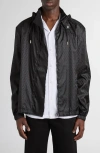 Alexander Mcqueen Mcqueen Skull Jacquard Windbreaker Jacket In Black