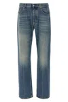Alexander Mcqueen Skull Jeans Blue In Blue