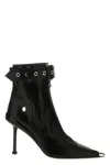 Alexander Mcqueen Alexander Mc Queen Black Slash Biker Boot