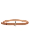 Alexander Mcqueen Mcqueen Sling Leather Belt In Multi