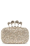 Alexander Mcqueen Mcqueen Spider Crystal Knuckle Box Clutch
