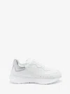 Alexander Mcqueen Sprint Runner Metallic-panel Leather Sneakers In Multi