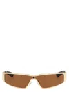 Alexander Mcqueen Mcqueen 'stile Duemila' Sunglasses In Gold