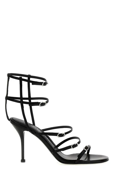 ALEXANDER MCQUEEN MCQUEEN STRAP LEATHER SANDALS