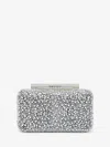 Alexander Mcqueen Mcqueen T-bar Box Clutch In Black