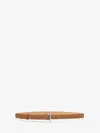 Alexander Mcqueen Mcqueen T-bar Hip Belt In Tan