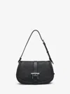 Alexander Mcqueen Alexander Mc Queen Satchel Black Leather Shoulder Bag In Black