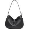Alexander Mcqueen Mcqueen T-bar Leather Shoulder Bag In Black