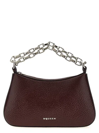 Alexander Mcqueen Mcqueen T-bar Mini Handbag In Bordeaux