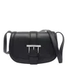 Alexander Mcqueen Mini T-bar Leather Shoulder Bag In Black