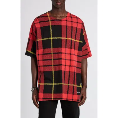 Alexander Mcqueen Mcqueen Tartan Plaid Cotton T-shirt In Multi