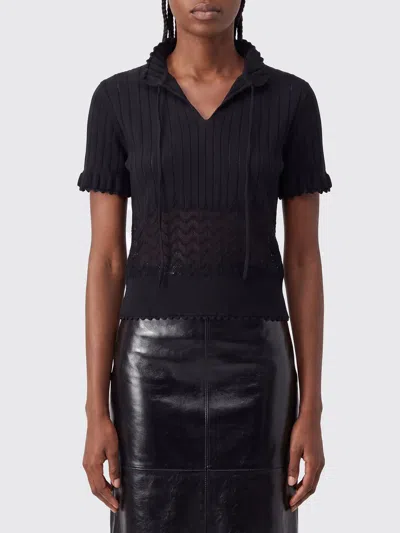 Alexander Mcqueen Mcqueen Top Woman Color Black