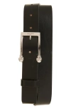 Alexander Mcqueen Mcqueen Twin Skull Leather Belt In Multi