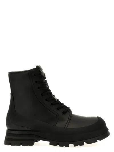 Alexander Mcqueen Mcqueen 'wander' Ankle Boots In Black