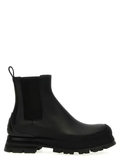 Alexander Mcqueen Mcqueen 'wander' Ankle Boots In Black