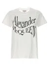Alexander Mcqueen Alexander Mc Queen Logo Print T Shirt In White