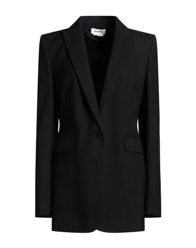 Alexander Mcqueen Mcqueen Woman Blazer Black Size 8 Wool