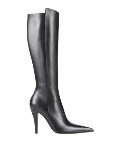 Alexander Mcqueen Mcqueen Woman Boot Black Size 6 Leather