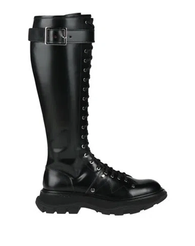 Alexander Mcqueen Mcqueen Woman Boot Black Size 7.5 Leather