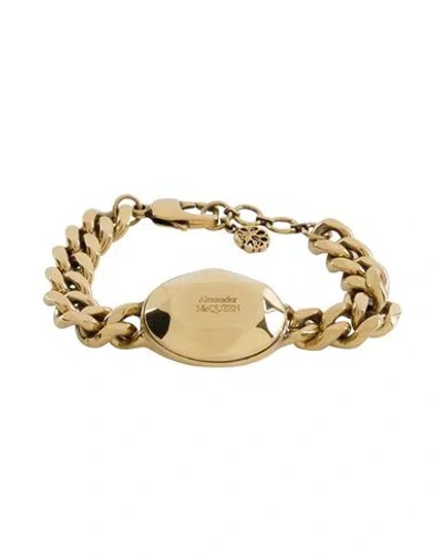 Alexander Mcqueen Mcqueen Woman Bracelet Gold Size - Metal