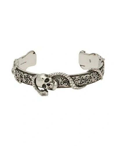 Alexander Mcqueen Mcqueen Woman Bracelet Silver Size S Metal