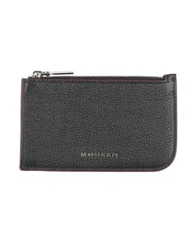 Alexander Mcqueen Mcqueen Woman Cardholder Black Size - Leather
