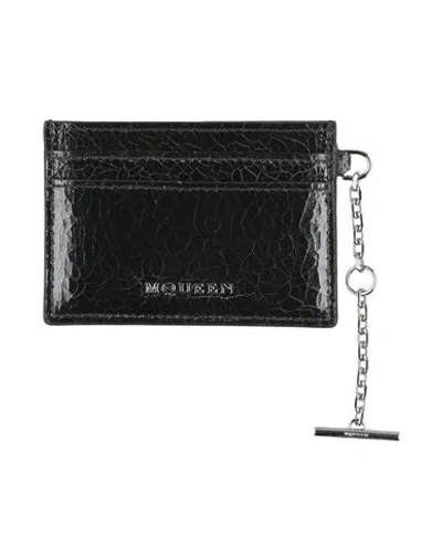 Alexander Mcqueen Mcqueen Woman Cardholder Black Size - Leather