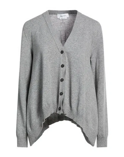 Alexander Mcqueen Mcqueen Woman Cardigan Grey Size M Cashmere, Wool In Gray