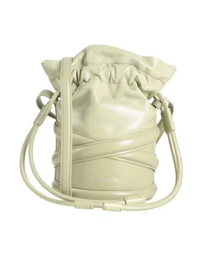 Alexander Mcqueen Mcqueen Woman Cross-body Bag Light Green Size - Calfskin
