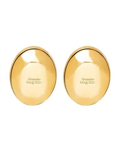 Alexander Mcqueen Mcqueen Woman Earrings Gold Size - Metal