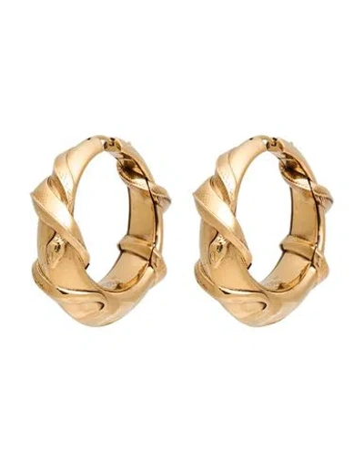 Alexander Mcqueen Mcqueen Woman Earrings Gold Size - Metal
