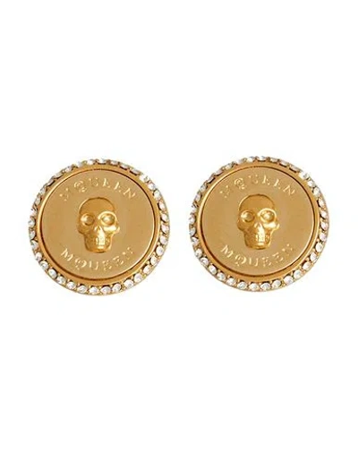 Alexander Mcqueen Mcqueen Woman Earrings Gold Size - Metal