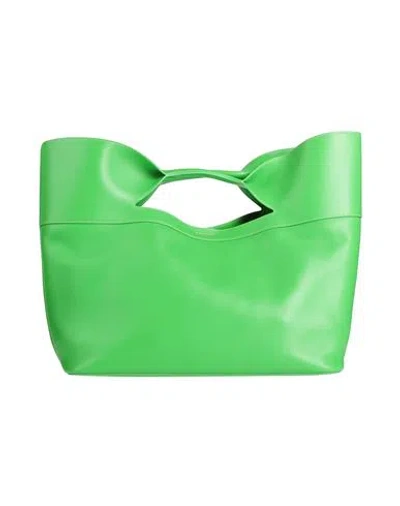 Alexander Mcqueen Mcqueen Woman Handbag Green Size - Leather