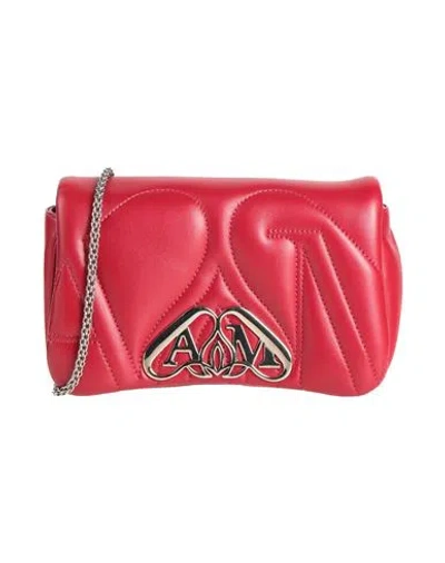 Alexander Mcqueen Mcqueen Woman Handbag Red Size - Leather