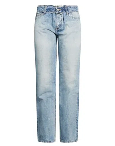 Alexander Mcqueen Mcqueen Woman Jeans Blue Size 26 Cotton