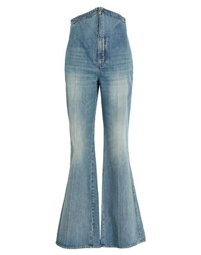 Alexander Mcqueen Mcqueen Woman Jeans Blue Size 27 Cotton