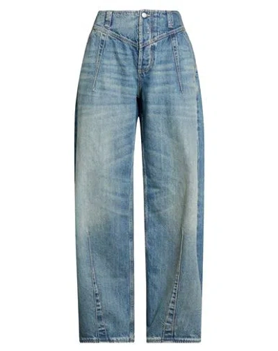 Alexander Mcqueen Mcqueen Woman Jeans Blue Size 27 Cotton