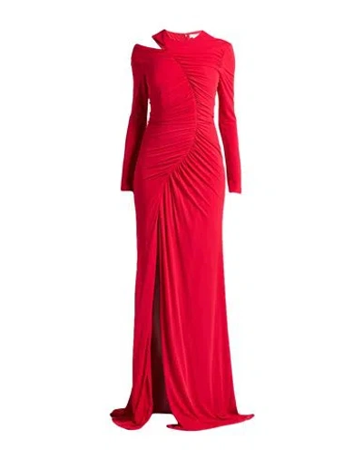 Alexander Mcqueen Mcqueen Woman Maxi Dress Red Size 4 Viscose