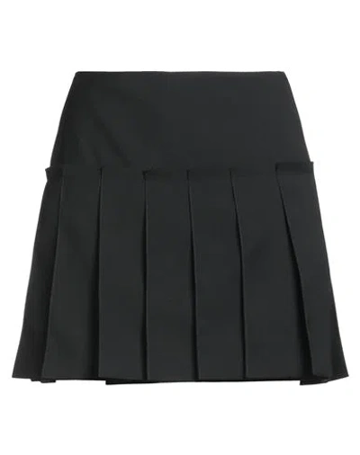 Alexander Mcqueen Mcqueen Woman Mini Skirt Black Size 6 Wool