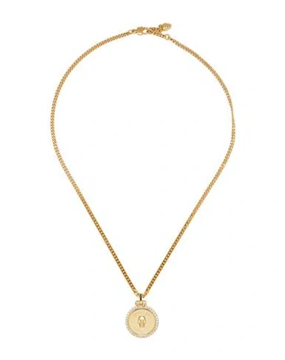 Alexander Mcqueen Mcqueen Woman Necklace Gold Size - Metal