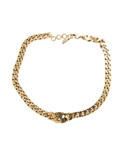Alexander Mcqueen Mcqueen Woman Necklace Gold Size - Metal