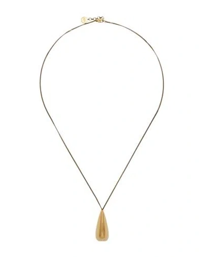 Alexander Mcqueen Mcqueen Woman Necklace Gold Size - Metal