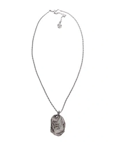 Alexander Mcqueen Mcqueen Woman Necklace Silver Size - Metal