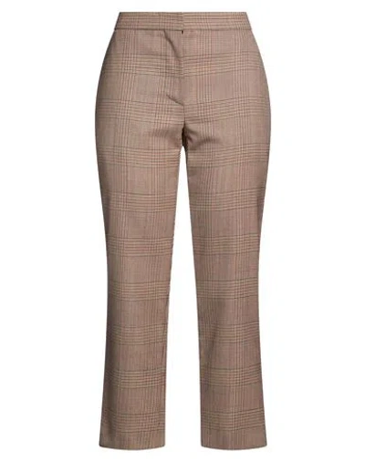 Alexander Mcqueen Mcqueen Woman Pants Camel Size 4 Wool In Pink