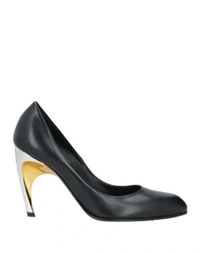 Alexander Mcqueen Mcqueen Woman Pumps Black Size 8 Leather