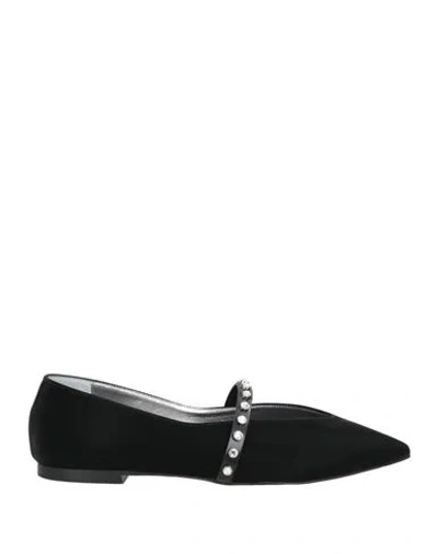 Alexander Mcqueen Mcqueen Woman Pumps Black Size 8 Textile Fibers